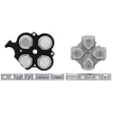 OSTENT Buttons Key Pad Set Repair Replacement for Sony PSP 3000 Series Console - Color Silver