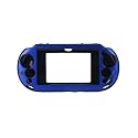 OSTENT Colorful Aluminum Metal Skin Protective Cover Case for Sony PS Vita PSV PCH-2000 - Color Blue
