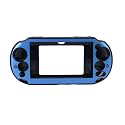 OSTENT Colorful Aluminum Metal Skin Protective Cover Case for Sony PS Vita PSV PCH-2000 - Color Light Blue