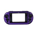 OSTENT Colorful Aluminum Metal Skin Protective Cover Case for Sony PS Vita PSV PCH-2000 - Color Purple