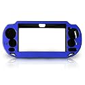 OSTENT Colorful Aluminum Metal Skin Protective Cover Case for Sony PS Vita 1000 PSV1000 Console Color Blue