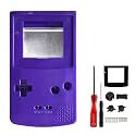 OSTENT Full Housing Shell Case Cover Replacement for Nintendo GBC Gameboy Color Console Color Purple