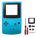 OSTENT Full Housing Shell Case Cover Replacement for Nintendo GBC Gameboy Color Console Color Blue