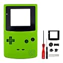 OSTENT Full Housing Shell Case Cover Replacement for Nintendo GBC Gameboy Color Console Color Green