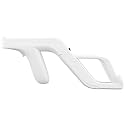OSTENT Light Gun Attachment for Nintendo Wii/Wii U Remote Nunchuck Zapper Shooting Games Color White