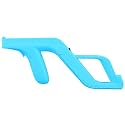 OSTENT Light Gun Attachment for Nintendo Wii/Wii U Remote Nunchuck Zapper Shooting Games Color Blue