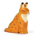 Ostheimer 15224 Wooden Sitting Lynx Height 7.2 cm Animals from the World Series Predatory Cats