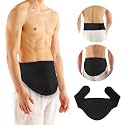 Ostomy Belt, Colostomy Bag Cover for Men & Women (Black M)