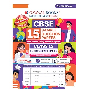 Oswaal CBSE 15 Sample Question Papers Class