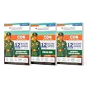 Oswaal CDS (Combined Defence Services) Chapter-wise & Topic-wise 12 Years' Solved Papers (2014-2025) (II) Elementary Mathematics, English & GK (Set of 3 Books) For 2025 Exam