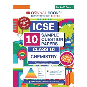 oswaal icse  10 sample question papers  class 10  chemistry for 2025 exam