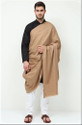OSWAAL Wool Solid Men Shawl Beige