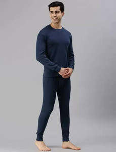 oswal inner men top - pyjama set thermal
