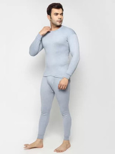 oswal inner oswal inner men top - pyjama set thermal