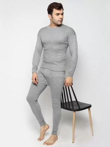 oswal inner oswal inner men top - pyjama set thermal