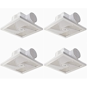ceiling ventilationexhaust fan200mm8 inch white  made in india pack of 4