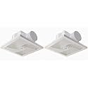 Ceiling Ventilation/Exhaust Fan(200mm/8 Inch, White) | Made in India (Pack of 2)