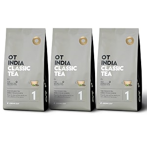 ot india classic tea  250 gram each pouch pack of 3 strong chai - refreshing amp energising tea