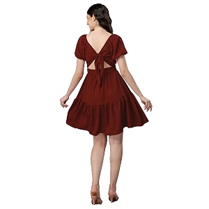OTABU Womens Casual Party Mini Dress Square