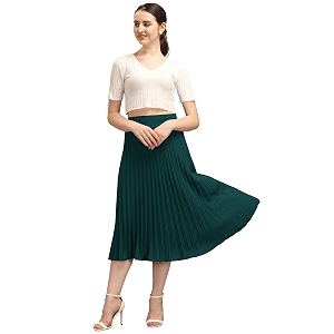 OTABU Womens Girls Midi Skirt