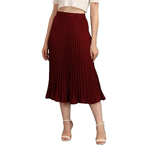 OTABU Womens Girls Midi Skirt