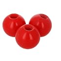 Othmro 3pcs Thermoset Ball Knob M12 Female Thread Machine Handle 1-5/8" Diameter Smooth Rim