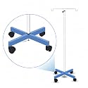 Otica Hospital Saline IV Stand with 4 Wheels | Height Adjustable Drip Stand