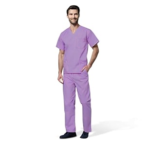 otica men scrub suite for doctors nurses dentists and healthcare professionalsmordern fitcottonunifrom for doctor s purple