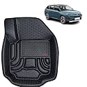 OTO2EYE Car Floor Mat 4.5D Compatible for Maruti Suzuki Victoris (2008 to 2012) All Model, 100% Waterproof Tray Shape, Set of 3 Pieces, Top Notch PVC 4.5D Foot Mats, Washable, 1 Year Warranty