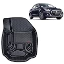 OTO2EYE Car Floor Mat 4.5D Compatible for Maruti Suzuki Swift Dzire (2024 Onwards) All Model, 100% Waterproof Tray Shape, Set of 3 Pieces, Top Notch PVC 4.5D Foot Mats, Washable, 1 Year Warranty