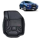 OTO2EYE Car Floor Mat 4.5D Compatible for Maruti Suzuki Fronx (2023 Onwards) All Model, 100% Waterproof Tray Shape, Set of 3 Pieces, Top Notch PVC 4.5D Foot Mat, Washable, 1 Year Warranty