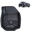 OTO2EYE Car Floor Mat 4.5D Compatible for Maruti Suzuki Swift Dzire (2020 to 2024) All Model, 100% Waterproof Tray Shape, Set of 3 Pieces, Top Notch PVC 4.5D Foot Mats, Washable, 1 Year Warranty