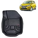 OTO2EYE Car Floor Mat 4.5D Compatible for Maruti Suzuki Celerio (2014 to 2021) All Model, 100% Waterproof Tray Shape, Set of 3 Pieces, Top Notch PVC 4.5D Foot Mats, Washable, 1 Year Warranty