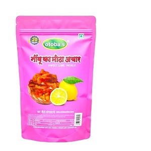 otoba39s sweet lemon pickle 200g  handmade stuffed mitha nimbu ka achar  no-oil lemon pickle  mild and flavorful rajasthani delight