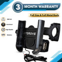 Otoroys Universal Bike Mount Holder Metal Full Body with Charging Point Bike Mobile Holder