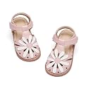 Otter MOMO Toddler Little Flower Girl Sandals Princess Dress Shoes Wedding