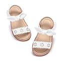 Otter MOMO Toddler Little Flower Girl Sandals Princess Dress Shoes Wedding