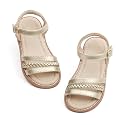 Otter MOMO Toddler Little Flower Girl Sandals Princess Dress Shoes Wedding