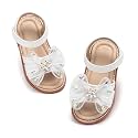 Otter MOMO Toddler Little Flower Girl Sandals Princess Dress Shoes Wedding