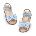 Otter MOMO Toddler Little Flower Girl Sandals Princess Dress Shoes Wedding
