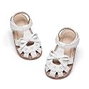 Otter MOMO Toddler Little Flower Girl Sandals Princess Dress Shoes Wedding