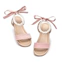 Otter MOMO Toddler Little Flower Girl Sandals Princess Dress Shoes Wedding