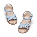 Otter MOMO Toddler Little Flower Girl Sandals Princess Dress Shoes Wedding