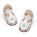 Otter MOMO Toddler Little Flower Girl Sandals Princess Dress Shoes Wedding