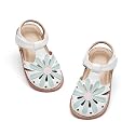 Otter MOMO Toddler Little Flower Girl Sandals Princess Dress Shoes Wedding
