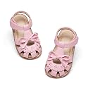 Otter MOMO Toddler Little Flower Girl Sandals Princess Dress Shoes Wedding
