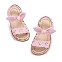 Otter MOMO Toddler Little Flower Girl Sandals Princess Dress Shoes Wedding