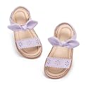 Otter MOMO Toddler Little Flower Girl Sandals Princess Dress Shoes Wedding
