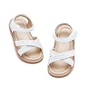 Otter MOMO Toddler Little Flower Girl Sandals Princess Dress Shoes Wedding