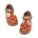 Otter MOMO Toddler Little Flower Girl Sandals Princess Dress Shoes Wedding